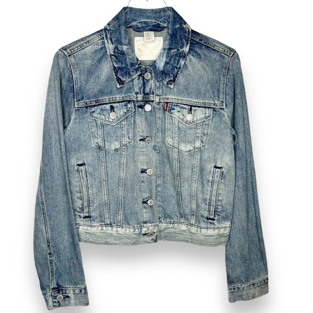 Levi's White Label Trucker Jacket Vintage Wash Size Medium